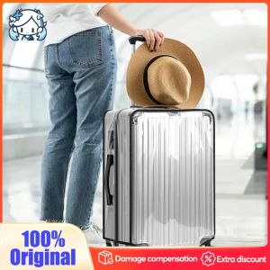 Transparent Luggage Cover Dustproof and Waterproof PVC Trolley Luggage Cover Durable Suitcase Cover