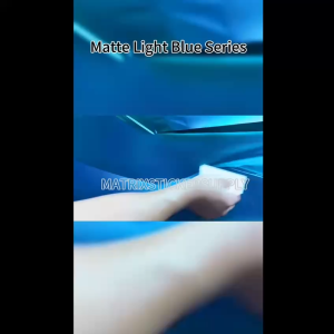 SATIN MATTE LIGH BLUE CAR STICKER(152CM-Custom)pelekat full body wrapping Stickers stiker kereta kelabu vinyl wrap film