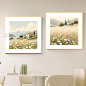 Nordic Style Warmth Decorative Painting Oil Canvas Living Room Sofa Background Wall Hanging Art Bedroom Headboard Restaurant