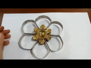 Bunga Sakura Tengah Kuning 12cm aksesories stainless steel tangga