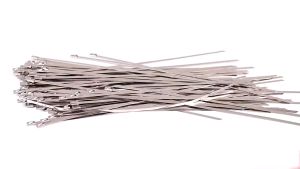Purrhappy Stainless Steel Cable Tie Metal Zip Ties Self Locking Tahan Lama Heavy Duty Wire Fastener Fence Garden Rumah Tangga