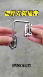90/180 Degree Zinc Alloy Door Latch LockPatio Sliding Door Loop LocksUniversal Doors BoltGate Anti-theft Buckle Hasp Hardware