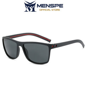 MENSPE แว่นกันแดดผู้ชายแฟชั่นแว่นตากันแดดทรงเหลี่ยม UV400แว่นตากันแดดแบบคลาสสิกแว่นตาโพลาไรซ์ยืดหยุ่นแสงพิเศษป้องกันแสงสะท้อนกลางแจ้งกีฬาขับรถแว่นตา