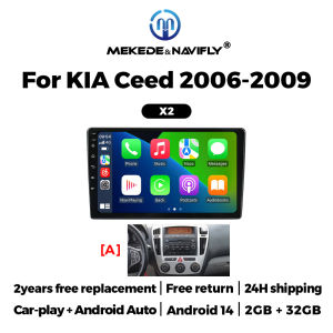 MEKEDE 7 9 Car Radio For KIA Ceed 2007-2009 Wireless CarPlay Android Auto Car Multimedia Player WIFI GPS Navigation Stereo