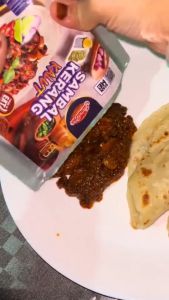 [Sumatraa Ready-To-Eat] Set Family 20 Packs Sambal Kerang Kalut Sumatraa100g Travel Friendly  Inatant MRE Tahan Lama