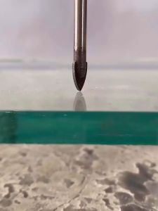 MATA BOR TOMBAK KACA GRANIT MARBLE POSELEN SEGITIGA BATANG SHANK 4 - 10 MM