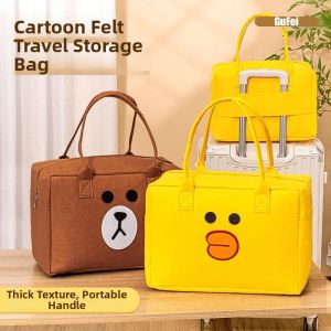 Children Large Capacity Lightweight Travel Bag Felt