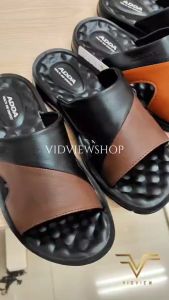 VIDVIEW !!ลดสนั่น!! รองเท้าแตะสวม หนังเทียม Adda 73807 ไซส์ 39-43 รองเท้าผู้ชาย