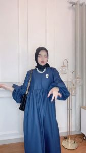 GAMIS NAIMA MAXY JUMBO // GAMIS DRESS CRINGKLE AIRFLOW TRENDY