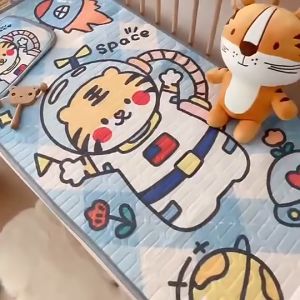 ผ้าปูนอนเด็กอนุบาล สำหรับเด็ก 1 ชิ้น 60*120cm เสื่อเด็กอนุบาล แถมหมอน พร้อมส่ง