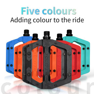 KORE Bicycle Pedals Nylon Anti-slip  Mountain Bike Pedals Dust-proof Waterproof Sealed Double Bearing For MTB Road Bike
