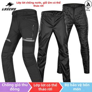 LYSCHY | Bộ Đồ Đi Xe Chống Nước Chống Va Đập