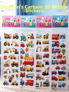 WANWEI | 3D Bubble Educational Stickers