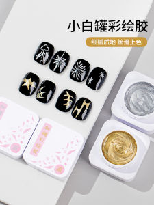 Nước Sơn Móng Tay Trang Trí Dày Màu Mới 2025 Nước Sơn Móng Tay Vẽ Tay Màu Trắng Dùng Chuyên Nghiệp Cho Cửa Hàng Làm Đẹp