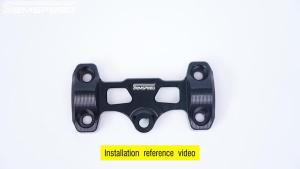 SEMSPEED CNC Motorcycle Handlebar Handle Bar Mount Clamp Top Cover For Honda ADV350 ADV 350 2022-2025