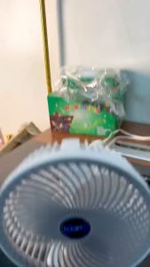 TATA Electronics USB Rechargeable Clip Fan with Durable Base - Multifunction Desktop Fan