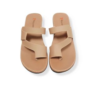 Sandal Wanita Kekinian Sandal Jepit Jempol Wanita Luvia Kulit Sintetis Sol Karet Anti Licin Sandal Teplek Wanita Terbaru