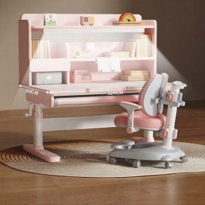 FWTDF | Kids Solid Wood Core Adjustable Height Study Desk and Chair Set