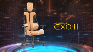 Armaggeddon EXO III Ergonomic Office Gaming Chair PU Leather | Adjustable Back Support Arm Rest