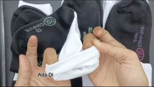 Isi 1 Pasang Kaos Kaki Sekolah Panjang Sebetis Ysi SdSmpSma