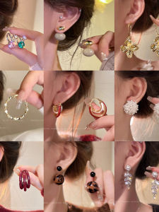 Hoa Tai Ngọc Trai Bạc S925 Thời Trang Cho Nữ Nhẹ Nhàng Thanh Lịch Hoa Tai Hình Hoa Phong Cách Hàn Quốc Trang Sức Thời Trang