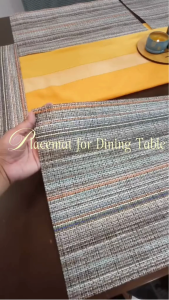 PVC Placemat 45x30cm Premium Washable Vinyl Table Mat Heat Resistant Non Slip Dining Table Place Mat Kitchen Decor