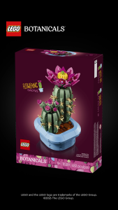 [BrickMonster] LEGO 11509 Flowering Cactus (Botanicals Collections)