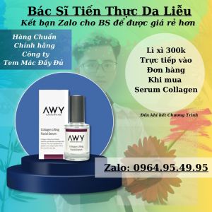 [Kiểm hàng kết bạn Zalo] Serum Awy Collagen Lifting Facial - Cấp Ẩm Phục Hồi Da