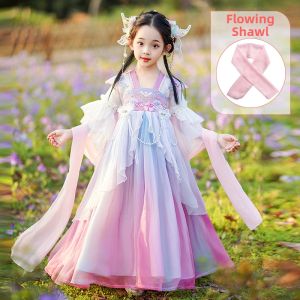 Chinese Traditional Girls Summer Dress