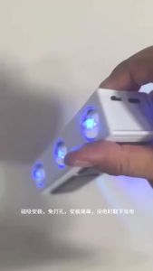 Motion Sensor Night Light Magnetic RGB LED Spotlights Rechargeable Wall Lamp for Bedroom Stairs Hallway Room Decor Bedside Lamps