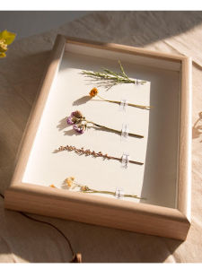 Khung Ảnh Gỗ Phong Cách Nhật Bản Trống Trang Trí Nhà Hình Chữ Nhật Hiện Đại Tối Giản Màu Gỗ Khung Khô Thủ Công Nổi