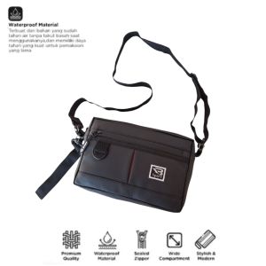 Handbag Pria Clutchbag Waterproof Slingbag Tas Selempang Pria Multifungsi Tas Fashion Pria Terbaru