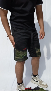 Celana short pendek pria wanitasaku motif loreng
