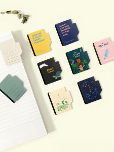 Retro Magnetic Bookmark Decoration Index