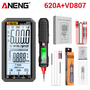 ANENG | ANENG 620A digital multimeter+VD807 measure pen for full range measurement of AC/DC current and voltage electrician maintenance