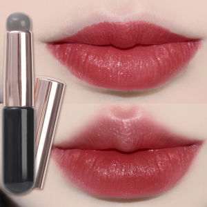 Dorisna Upgrade Silicone Lip Brush With Lid Concealer Brush Q Soft Lipstick Makeup Brushes Round Head Lip Brush