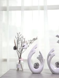 Dekorasi Hiasan Luxury Ornament Rak Hiasan Ruangan Dekorasi Model Guci Modern Pajangan Keramik Mewah