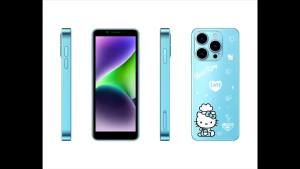 2025 New KT68 Heltty Smart Phone Dual Card Dual Standby Ultra Clear Camera 300W+800w Long Battery Life 2380mAh Cartoon Cute Childrens Music Mobile Phone Version