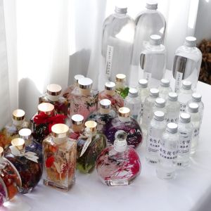 Bình Hoa Thủy Tinh DIY Vật Liệu Pha Lê Hoa Thực Tế Mẫu Vật Bảo Quản Dầu Thực Vật Không Cần Lửa Hương Thơm Bình Hoa Trang Trí Nhà Cửa