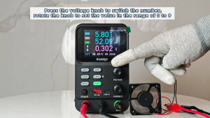 KUAIQU 5-digit Display dc power supply สวิตชิ่งเพาเวอร์ซัพพลาย เครื่องจ่ายไฟ 30V 10A Bench Power Supply 30v 20a Portable Power Station OCP Short Circuit Killer