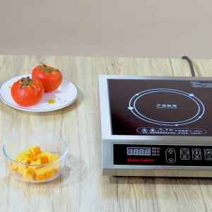 SUNATUR High Power Induction Cooker Commercial Stainless Steel Induction Hob Cooktop Smart Electric Stove (3500W) LC-L6