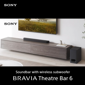 Sony BRAVIA Theatre Bar 6 | Dolby Atmos Soundbar | HT B600 | 3.1.2 channel | 1 Year + 3 Months Warranty