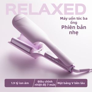 LENA | Máy Uốn Tóc Sóng Chữ V Ba Ống 32mm