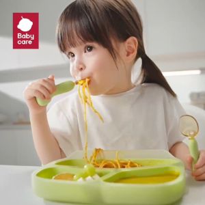Babycare จานหลุมซิลิโคนดูดโต๊ะสำหรับเด็ก