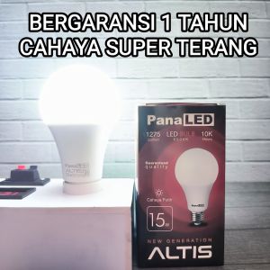 PANALED ALTIS LAMPU LED A BULB 5W 7W 9W 12W 15W 18W 23 WATT CAHAYA PUTIH / KUNING WARM WHITE 3000K BOHLAM LED GARANSI 1 TAHUN KUALITAS TERJAMIN HEMAT ENERGY 5WATT 7WATT 9WATT 12WATT 15WATT 18WATT 23WATT EKONOMIS TERMURAH