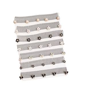 Golden หวีสับผม ลายดอกไม้ และไม่มีรอยต่อ ระดับไฮเอนด์ เก็บผมเร็ว Hair Accessories