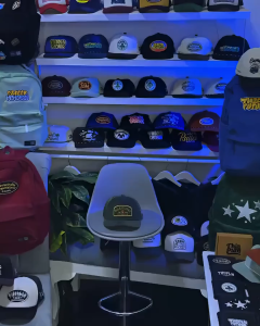 DISKON 50 Topi Ropehat Corduroy Sweet Memories Broken White Navy Thisplan