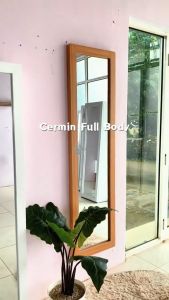 Adapta - Cermin Rak Hias Pajangan Warna Abu-Abu Tempel Dinding-Mirror Pajangan Kamar Tidur Aesthetic