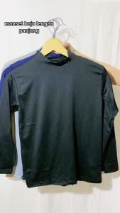 MANSET BAJU LEHER PANJANG WANITA/PRIA /MANSET LENGAN PANJANG HIJAB BAJU KAOS MANSET BAHAN JERSEY SPANDEX MELAR ADEM TERMURAH