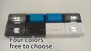 Printer Termal bluetooth buat hp mesin print struk mini Printer Kasir printer 58mm portabel Gratis 3 Roller Kertas Dukung Android/IOS